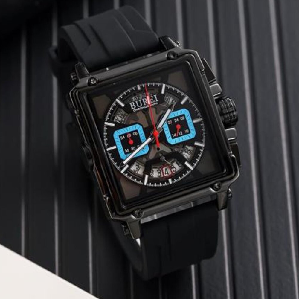 NEW Mens Black Luxury Casual/Business Watch